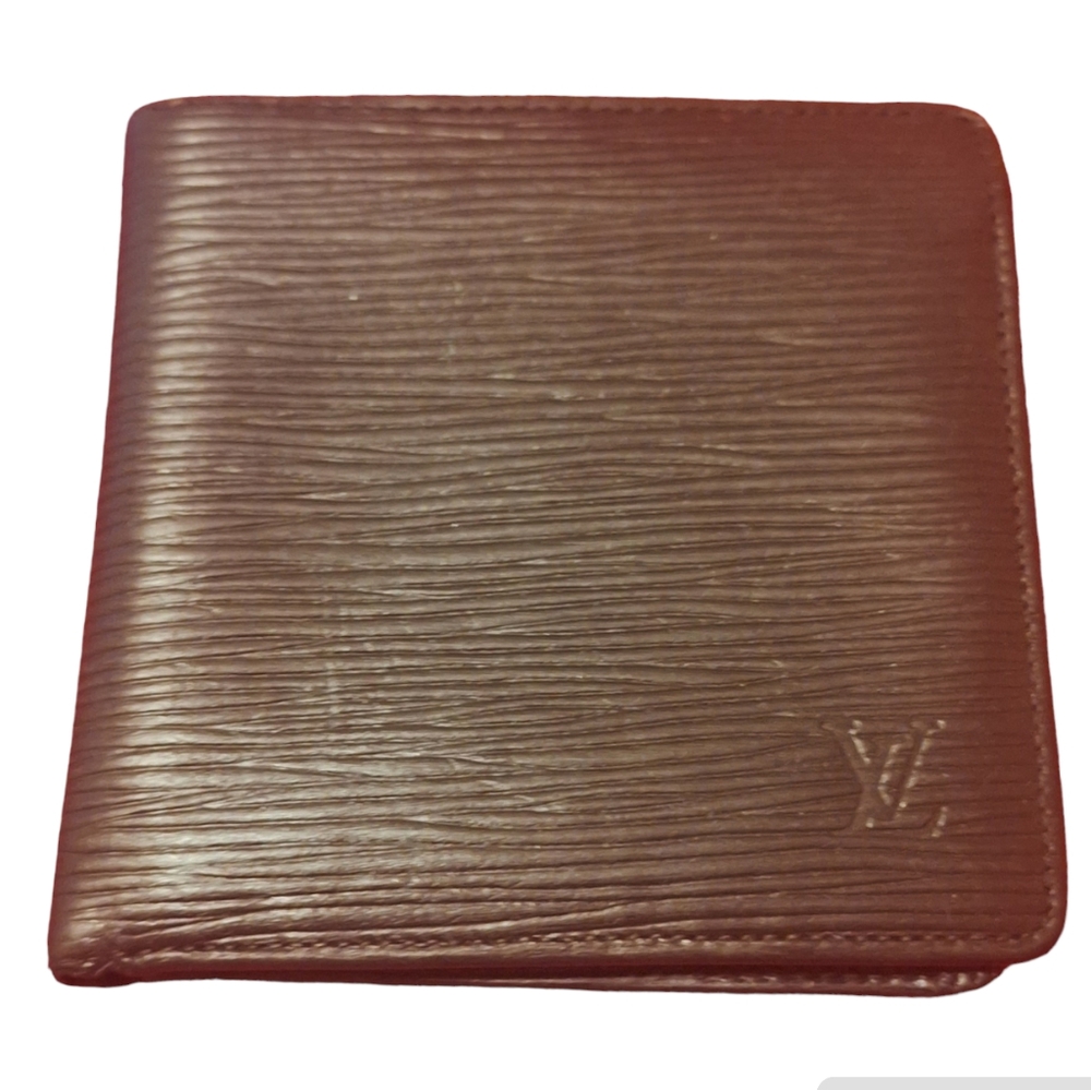 BLACK LV Epi Wallet for men